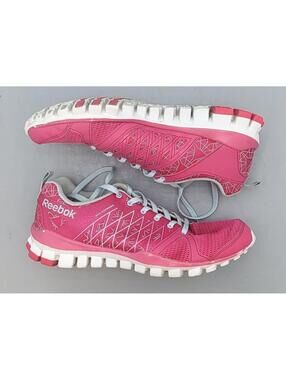 Reebok RealFlex 3D Women's Size 8 Pink Running Shoes Sneakers V61387